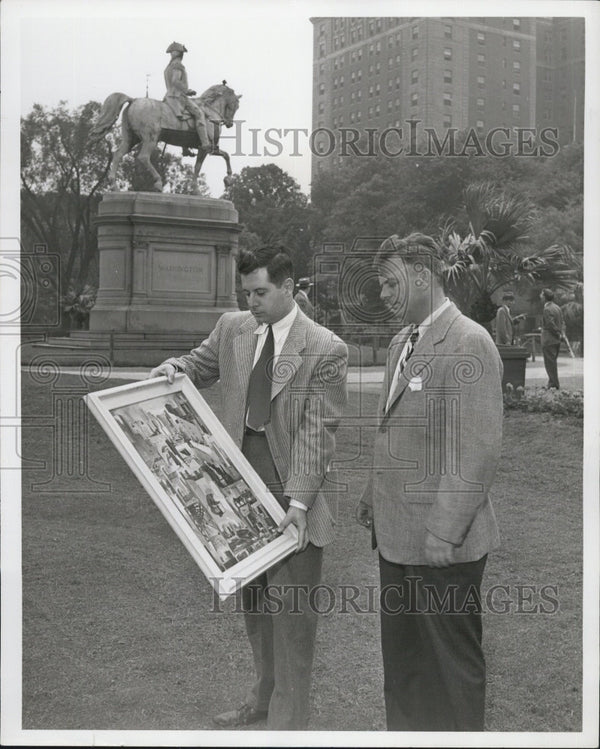 Boston Art Festival officials Daniel Ahern Jr Nelson Aldrich 1952 ...