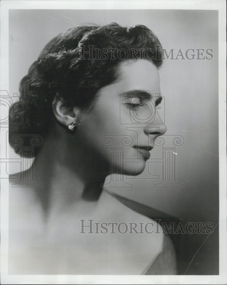 1954 Press Photo Contralto Eunice Alberts - Historic Images