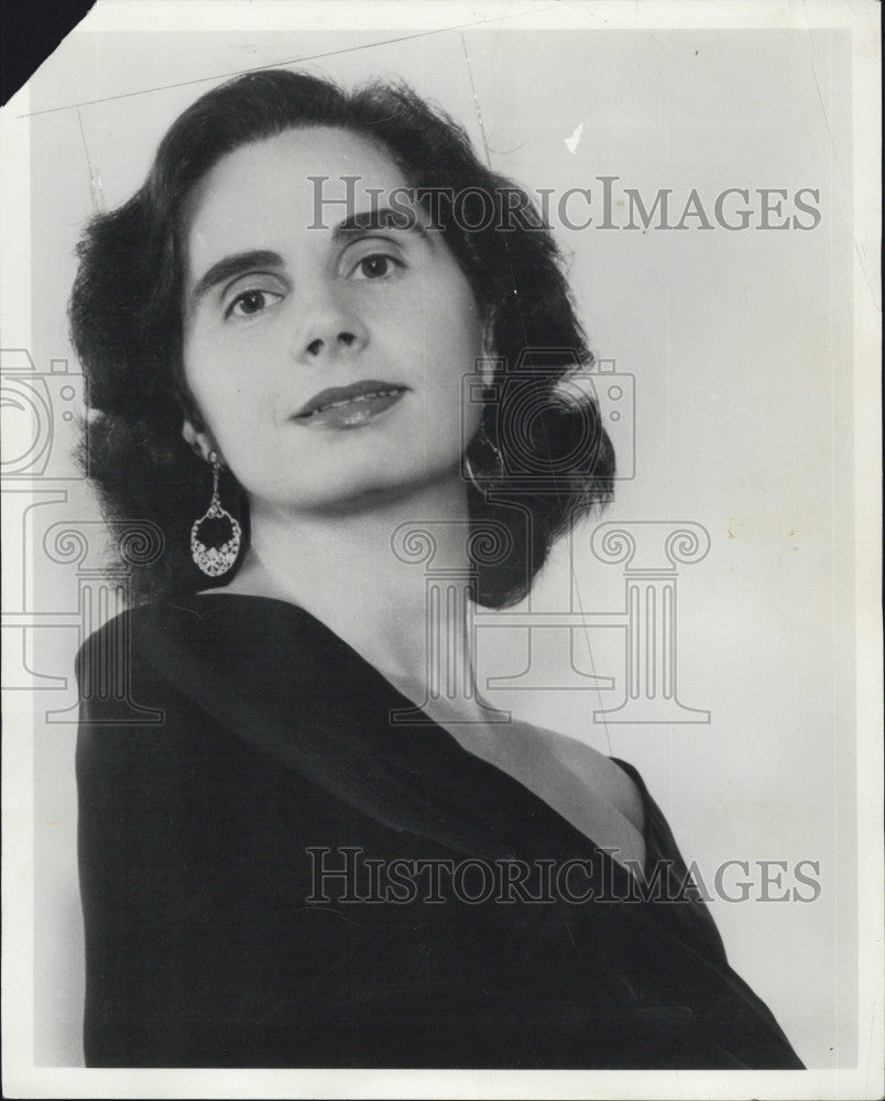 1960 Press Photo Opera Singer Eunice Alberts - Historic Images