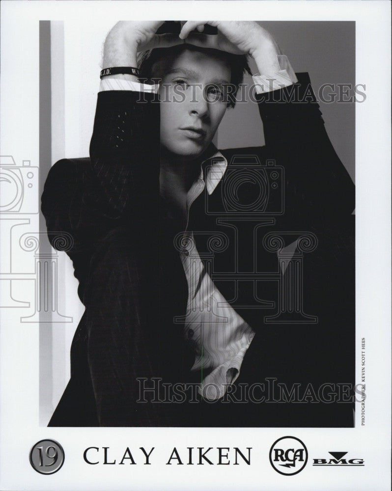 2003 Press Photo Singer Clay Aiken - Historic Images