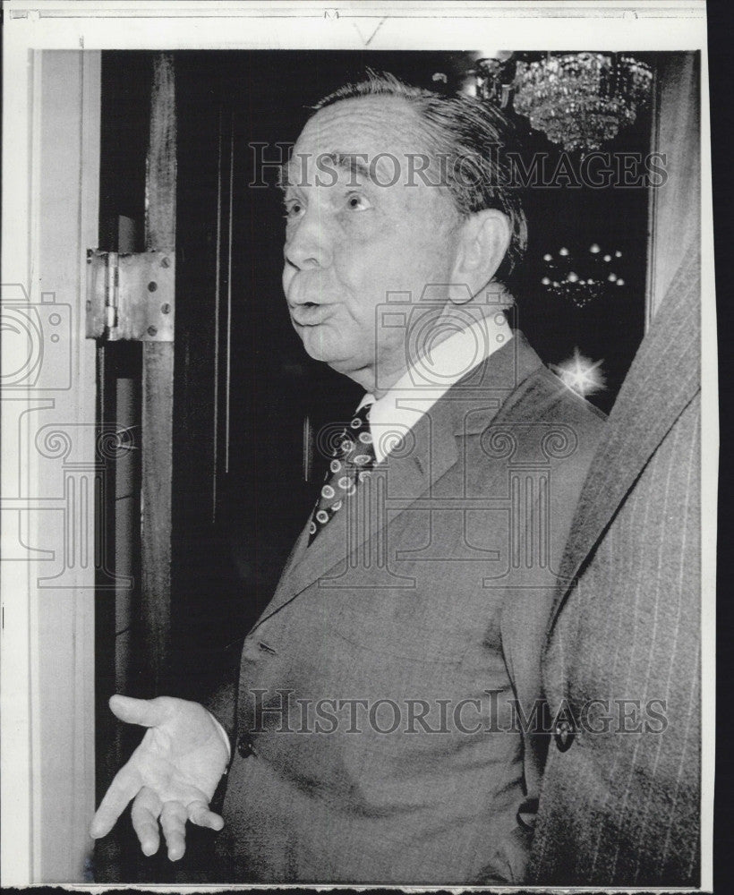 1974 Press Photo House Speaker Carl Albert - Historic Images