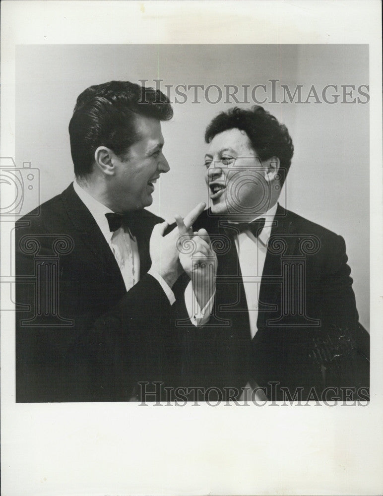 1966 Press Photo Allen and Rosi, Comedy Duo. - Historic Images