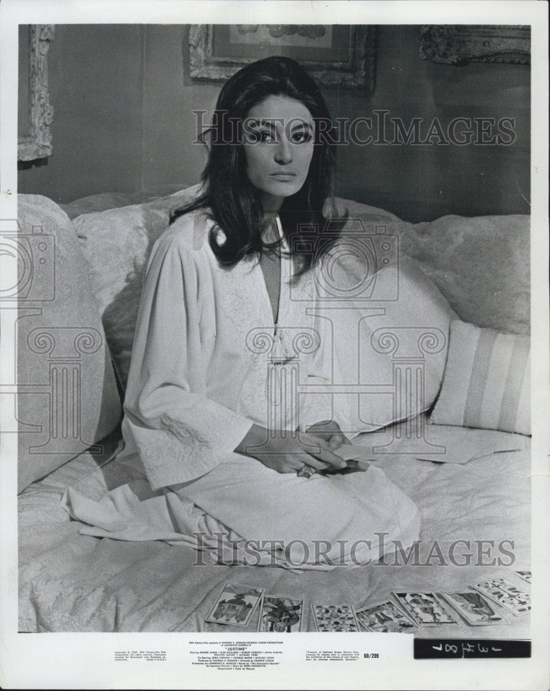 1969 Press Photo Anouk Aimee French film actress. - Historic Images