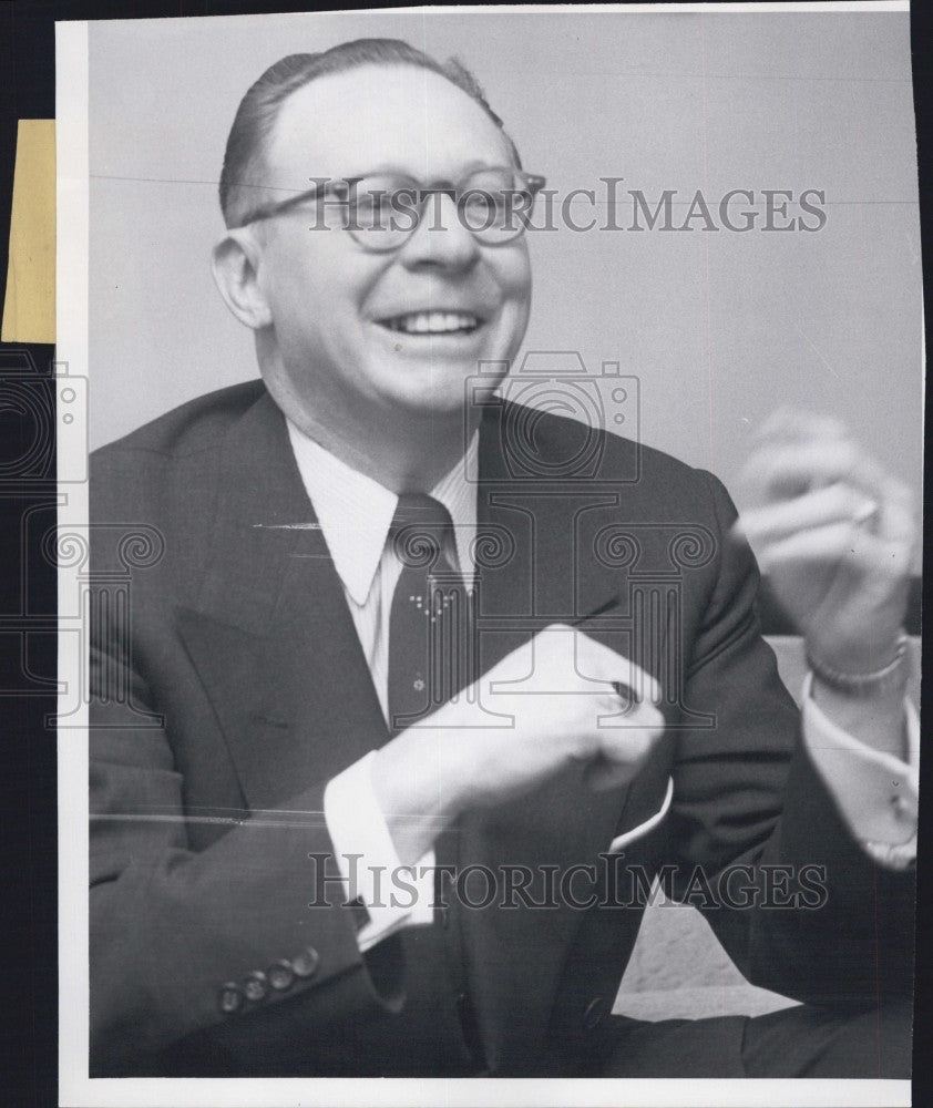 1957 Press Photo H. Meade Alcorn, U.S. lawyer and political figure. - Historic Images