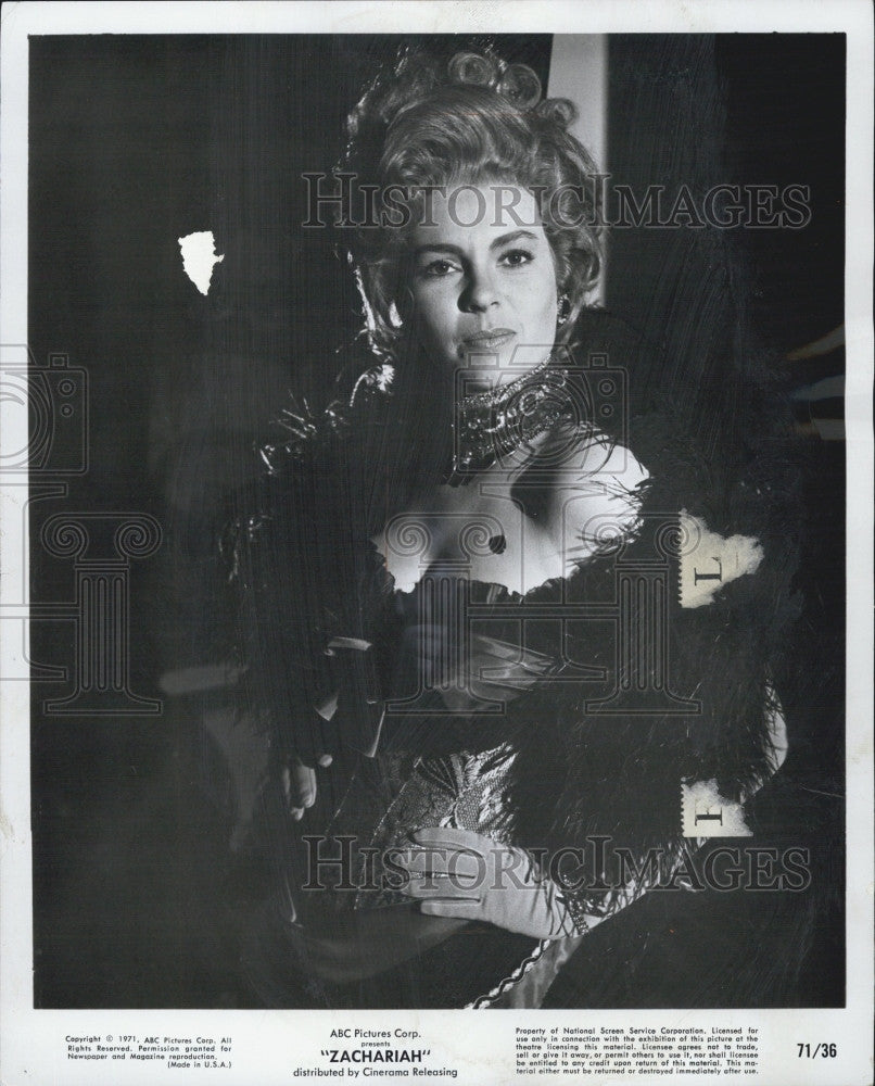 1971 Press Photo Patricia Quinn Actress Zachariah Belle Starr - Historic Images