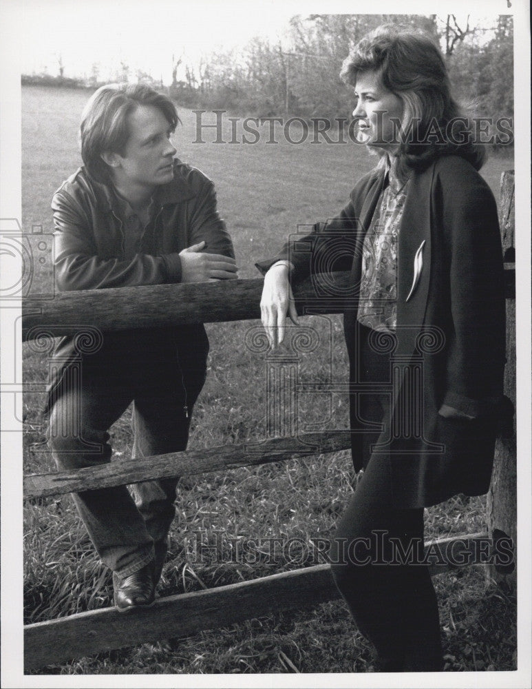1990 Press Photo NBC Today show anchor,Jane Pauley & actor Michael J Fox - Historic Images
