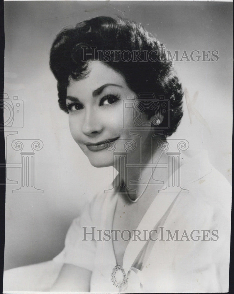 1961 Press Photo Brenda Lewis Soprano Song Of Norway - Historic Images