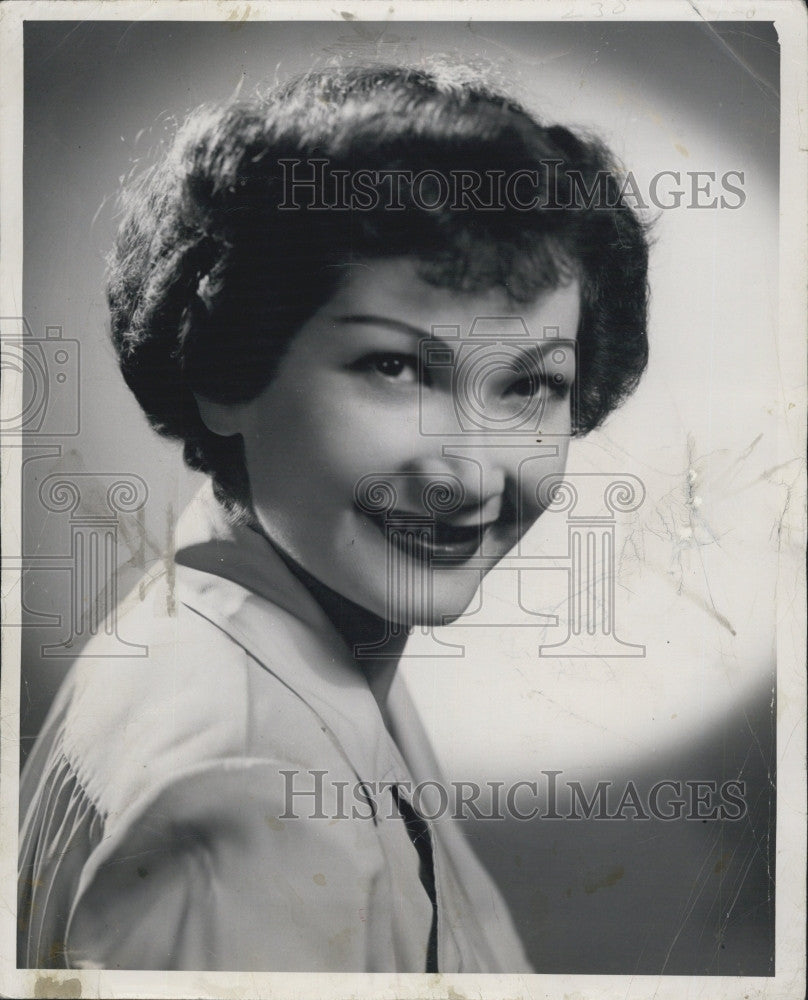 1953 Press Photo Brenda Lewis Soprano Opera Singer - Historic Images