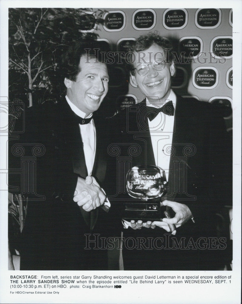 Press Photo  David Letterman of "The Larry Sanders Show" - Historic Images