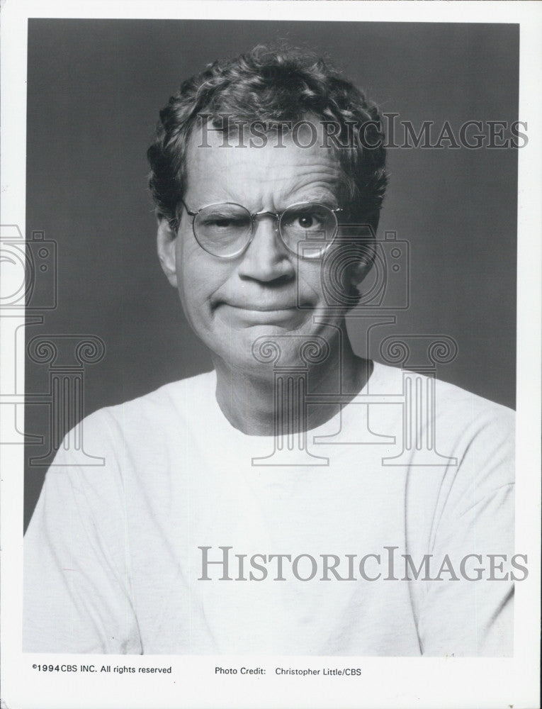 1994 Press Photo  David Letterman of &quot;The Late Show with David Letterman&quot; - Historic Images