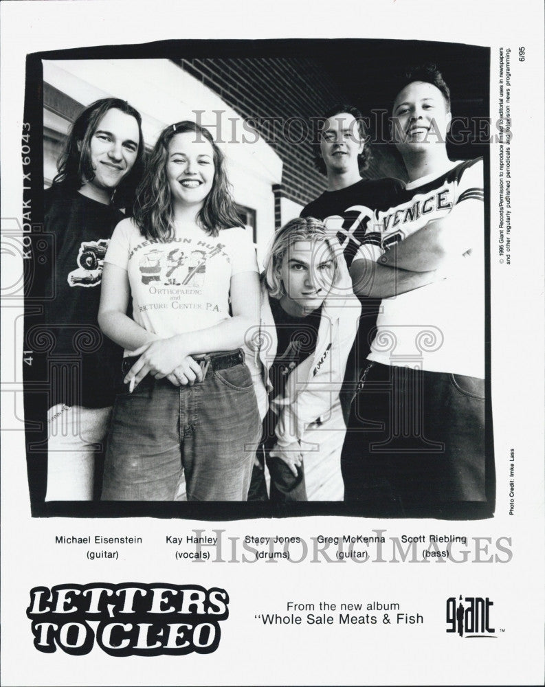 1995 Press Photo Michael Eisenstein Kay Hanley Stacy Jones Greg McKenna Scott - Historic Images