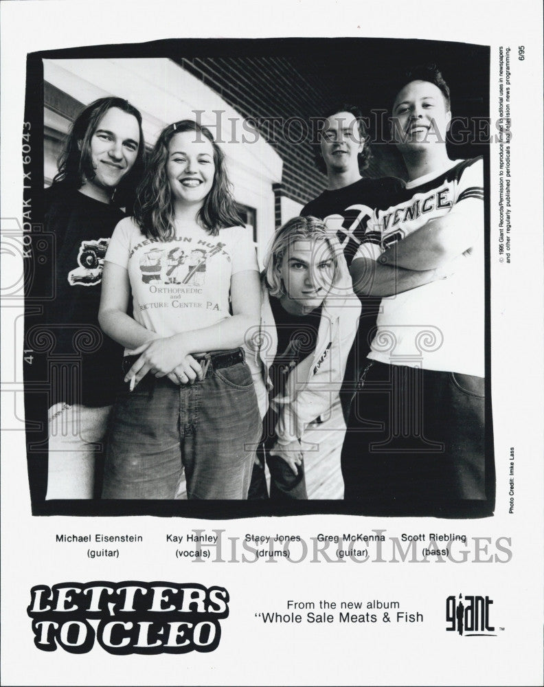 1995 Press Photo Michael Eisenstein Kay Hanley Stacy Jones Greg McKenna Scott - Historic Images