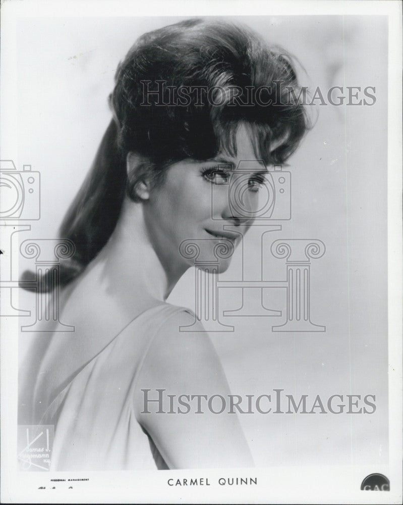 1968 Press Photo  Recording star, Carmel Quinn - Historic Images