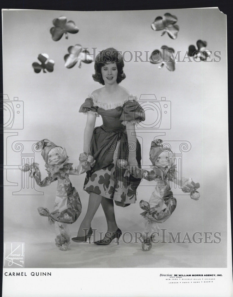 1963 Press Photo  Recording star, Carmel Quinn - Historic Images