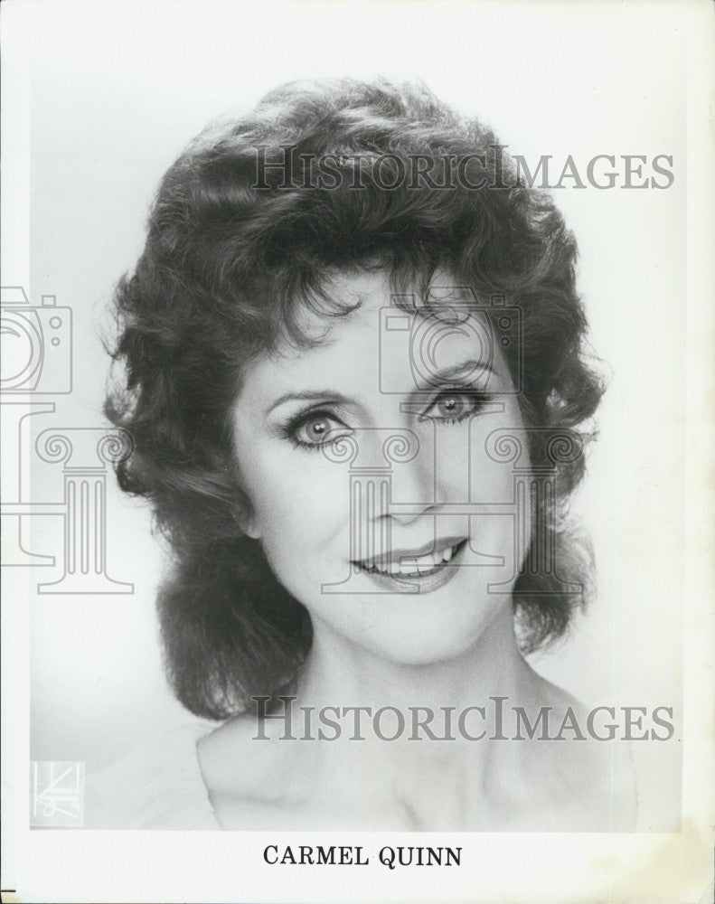 Press Photo  Recording star, Carmel Quinn - Historic Images