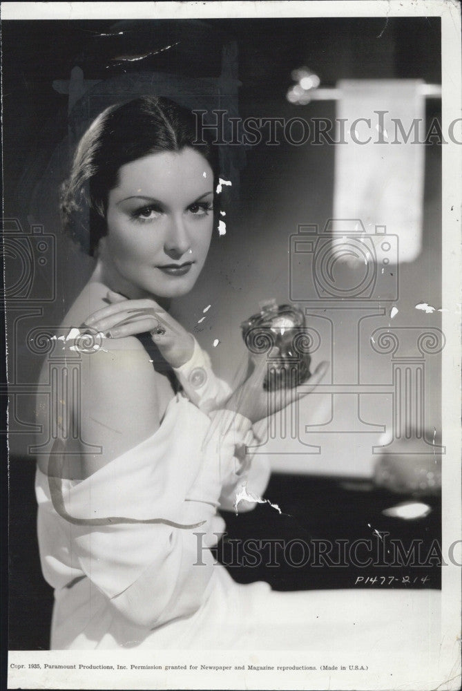 1936 Press Photo Actress Gail Patrick  for Paramount - Historic Images