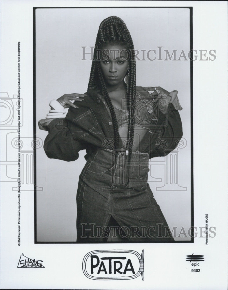 1994 Press Photo Musician, Patra on Epic label - Historic Images