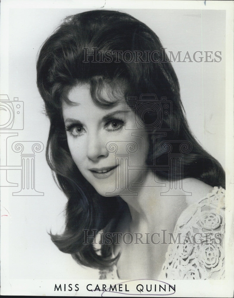 1971 Press Photo  Recording star Carmel Quinn - Historic Images