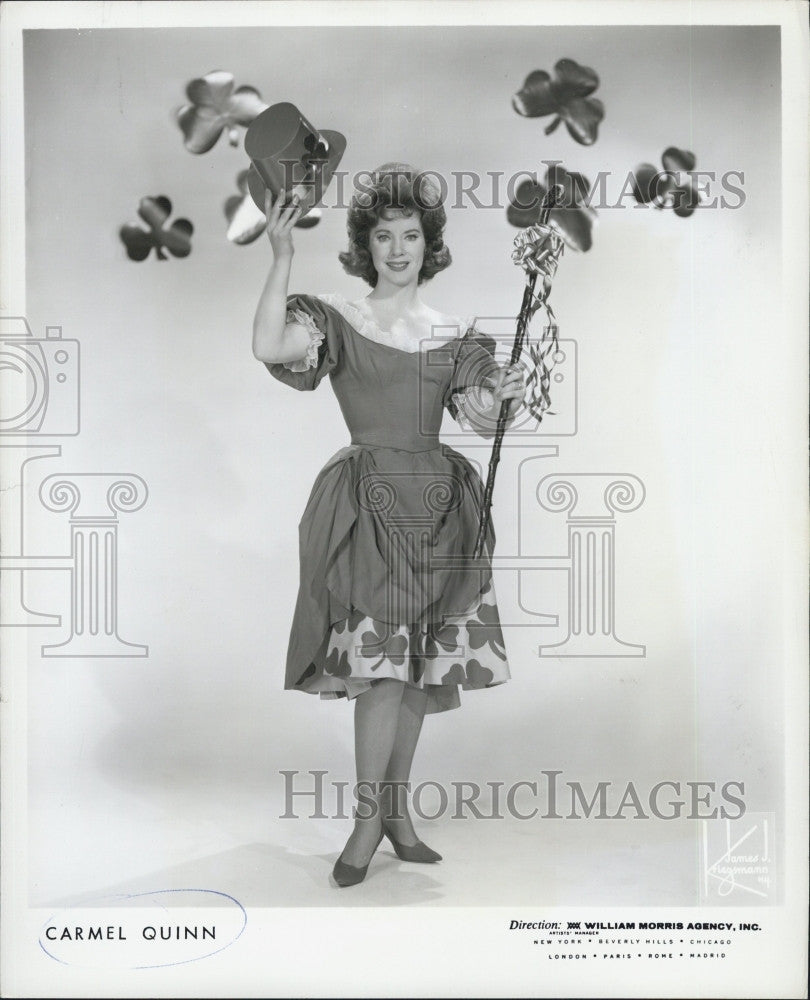 1963 Press Photo  Recording star Carmel Quinn - Historic Images