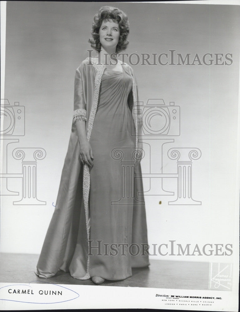 1964 Press Photo Recording artist, Carmel Quinn - Historic Images