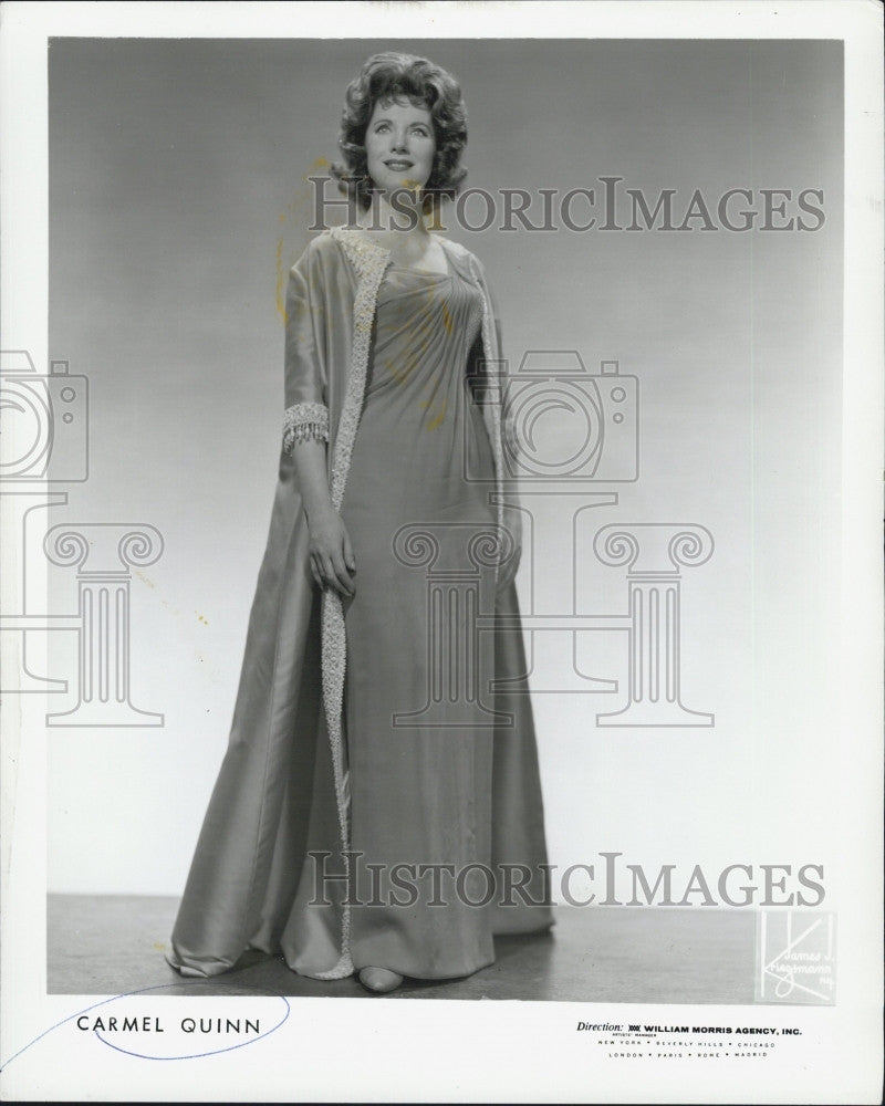 1963 Press Photo Recording artist, Carmel Quinn - Historic Images