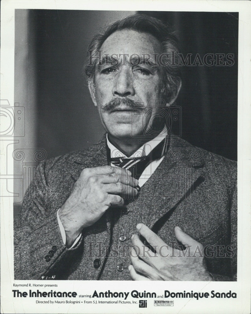 1979 Press Photo Actor Anthony Quinn in &quot;The Inheritance&quot; - Historic Images