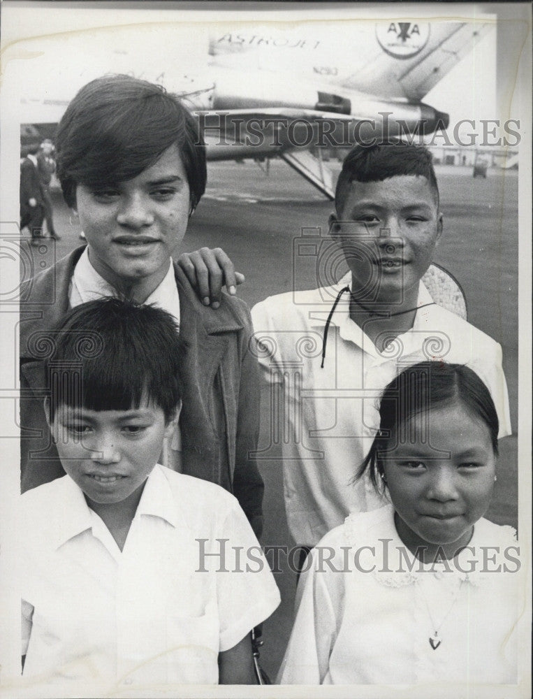 1970 Press Photo Nguyen Bien,Nguyen Thi Bay,Tran Van Quang &amp; Pham Van Dao - Historic Images