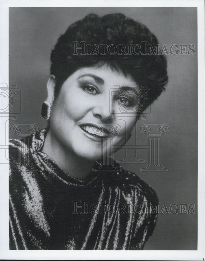 Press Photo Soprano singer, Benita Valente - Historic Images