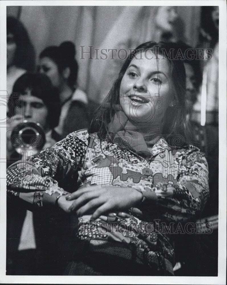 Press Photo Boston High School-Up With the People Performing On Stage - Historic Images