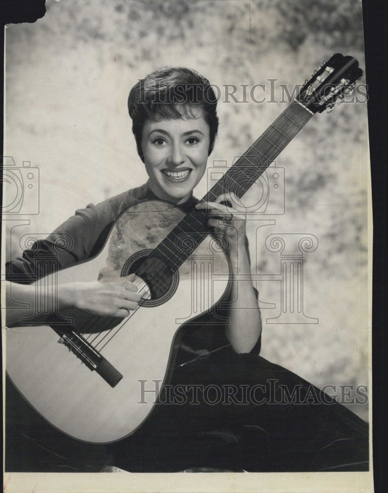 1964 Press Photo Caterina Valente Singer Guest on TEXACO STAR PARADE - Historic Images