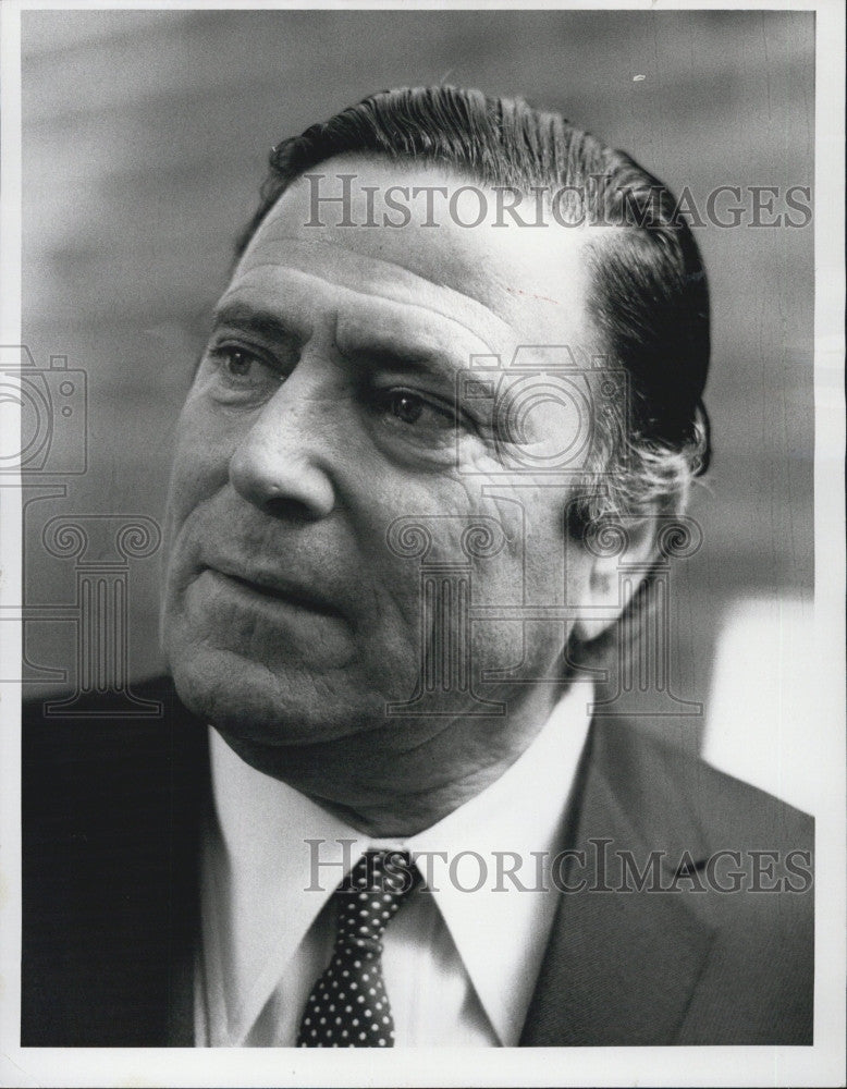 1973 Press Photo Actor, Raf Vallone &quot;Honor Thy Father&quot; - Historic Images