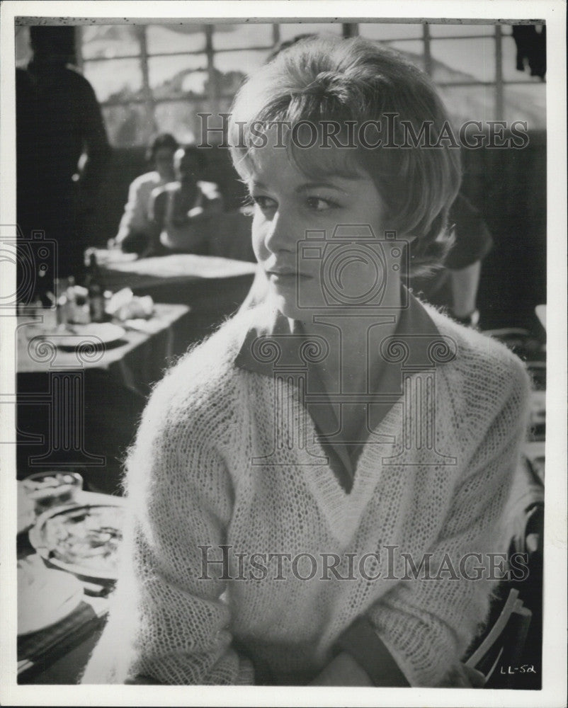 1963 Press Photo Actress, Jeanne Valerie  &quot;Les Liasions Dangereuse&quot; - Historic Images