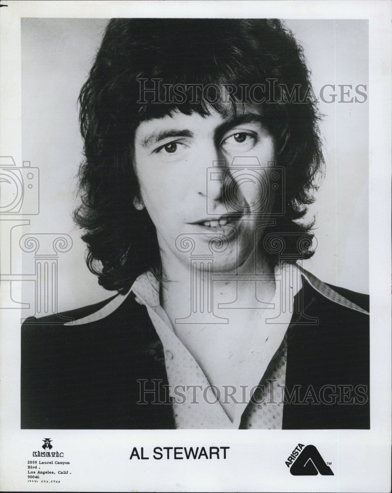 1978 Press Photo Folk-rock singer-songwriter and guitarist Al Stewart - Historic Images