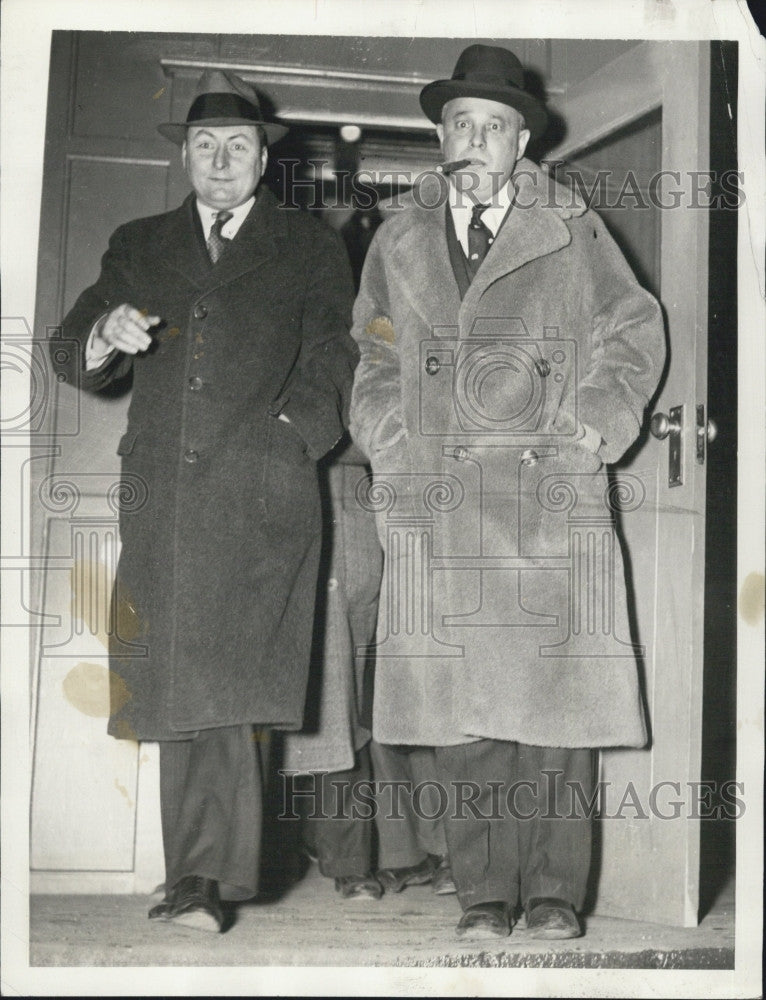 1936 Press Photo C. Lloyd Fisher and criminal lawyer Samuel Leibowitz - Historic Images