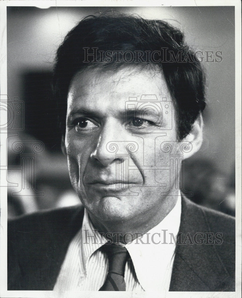 1987 Press Photo Actor Ron Leibman - Historic Images