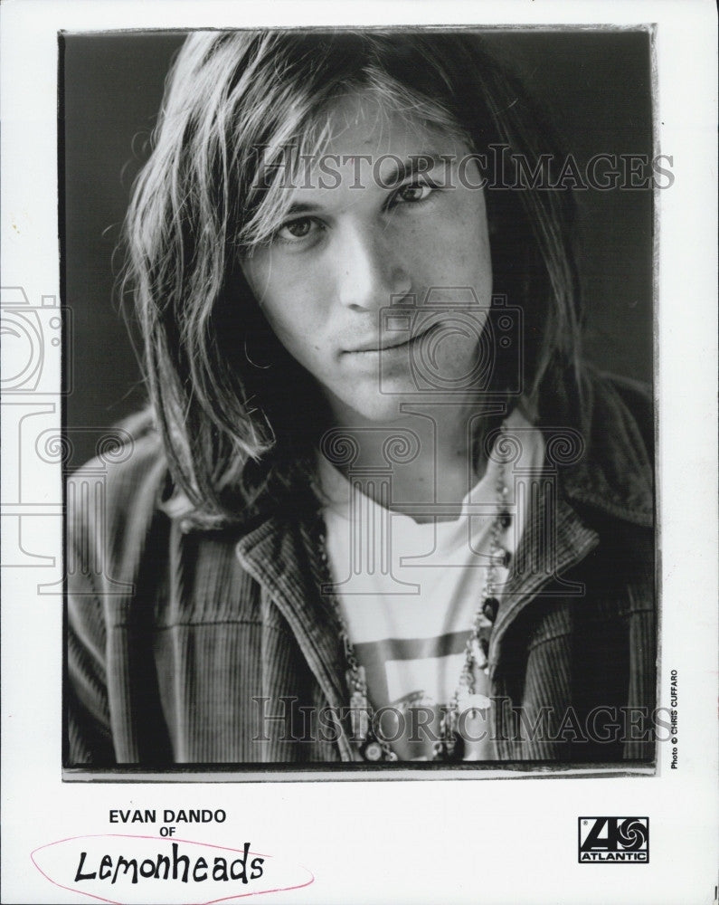 1992 Press Photo Evan Dando Of Lemonheads Band Portrait COPY - Historic Images