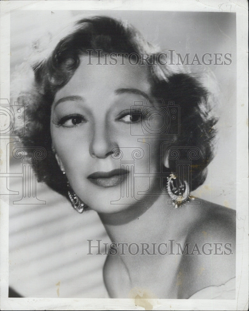 1950 Press Photo Gertrude Lawrence Stars In Call It A Day Theatre Guild On Air - Historic Images