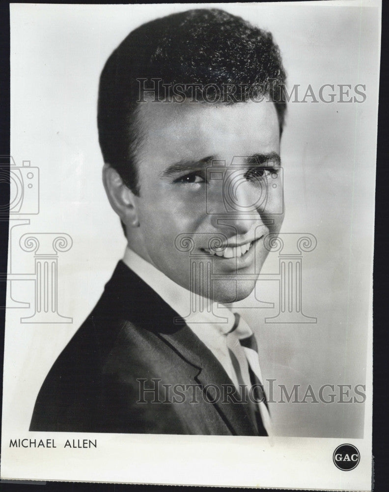 1965 Press Photo Michael Allen Singer on Merv Griffin Show - Historic Images