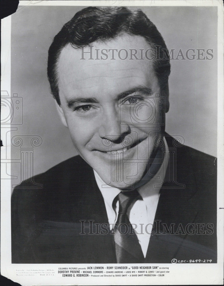 1964 Press Photo Jack Lemmon &quot;Good Neighbor Sam&quot; - Historic Images