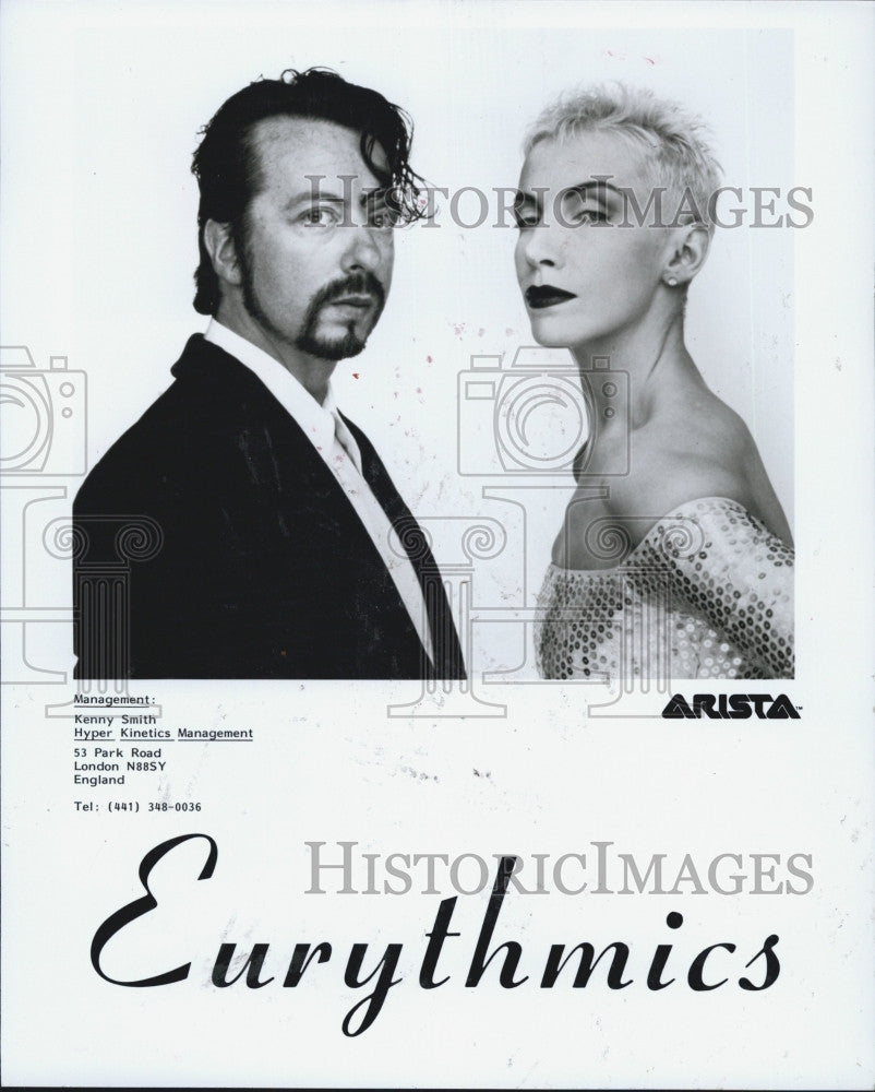 1990 Press Photo Eurythmics - Historic Images