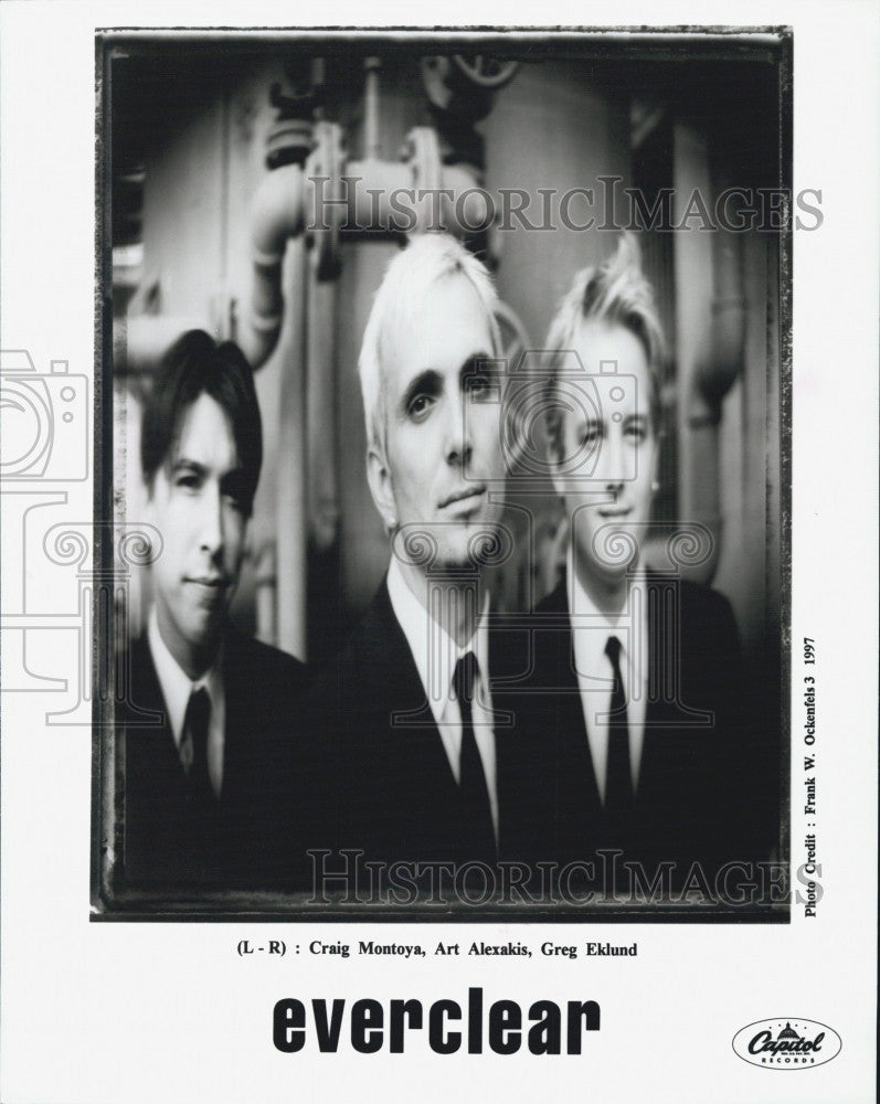 1997 Press Photo Music Group Everclear - Historic Images