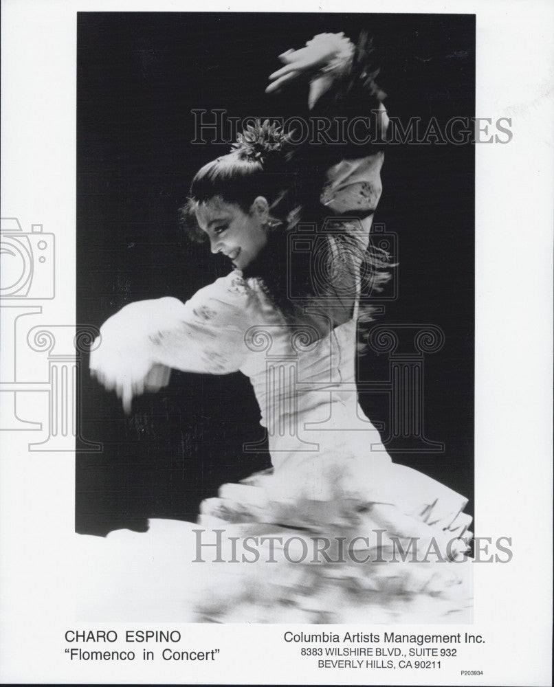 1996 Press Photo Charo Espino in &quot;Flomenco in Concert&quot; - Historic Images