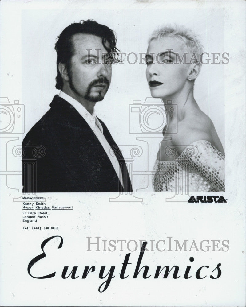 1987 Press Photo Eurythmics - Historic Images