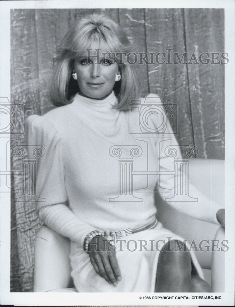 1986 Press Photo Linda Evans, American actress stars ub &quot;Dynasty&quot;. - Historic Images