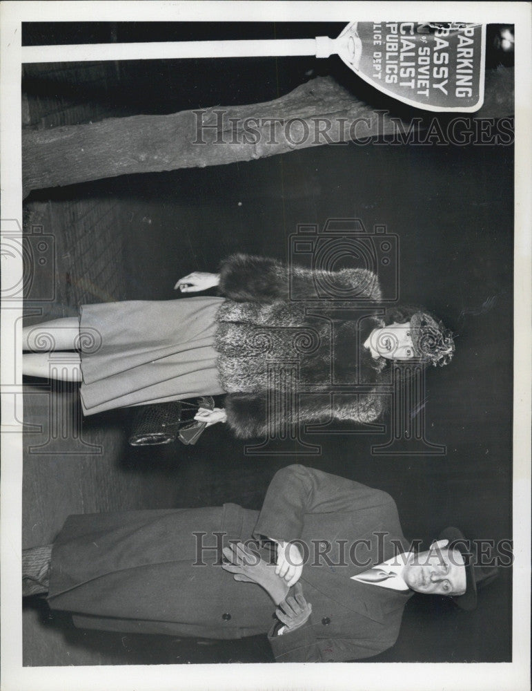 1940 Press Photo Acting German Amb to US &amp; Mrs. Hans Thomasen - Historic Images