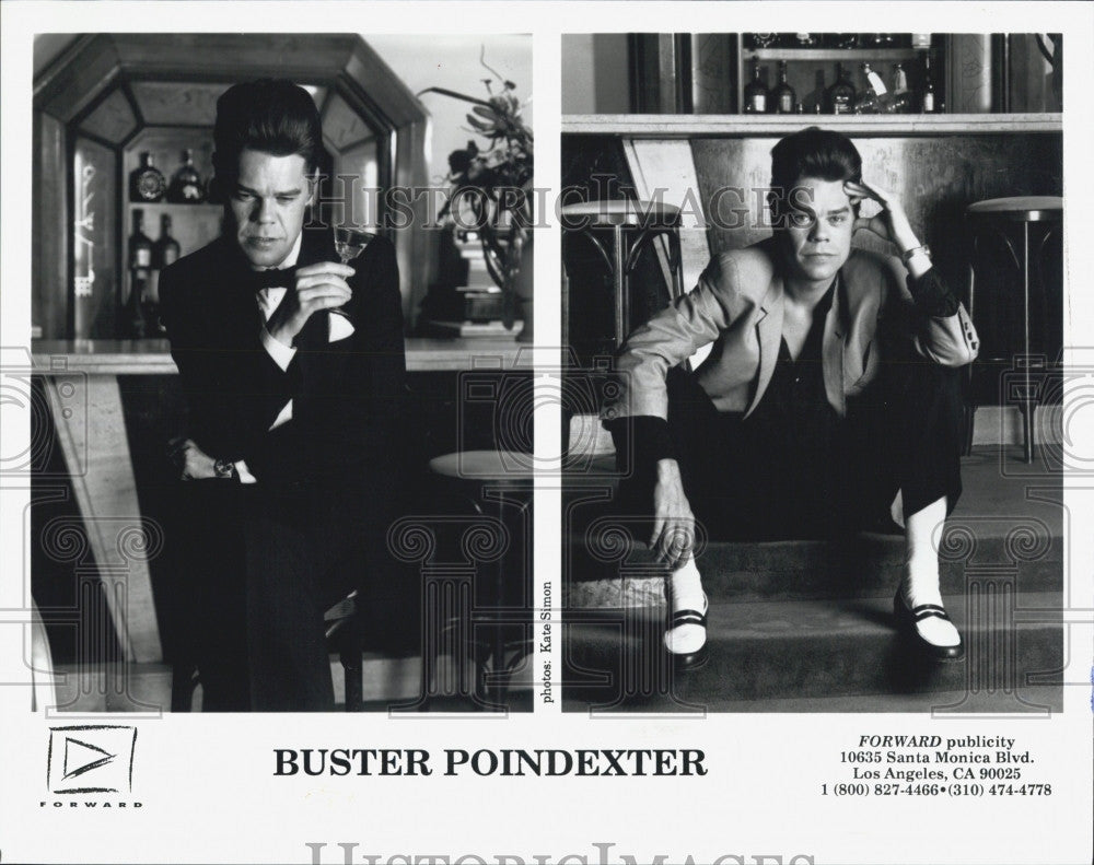 Press Photo Buster Poindexter - Historic Images