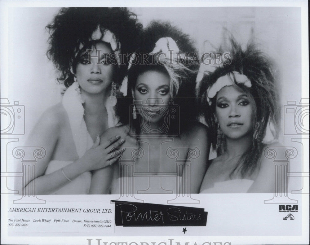 Press Photo Singing Group The Pointer Sisters - Historic Images