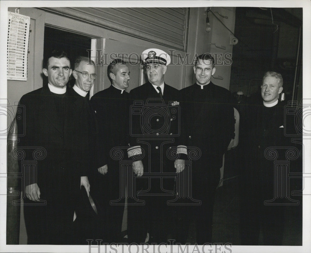 1952 Press Photo Reverends R Mellett,R Cleveland,JD Hausman,V Kelliher,RG Metter - Historic Images