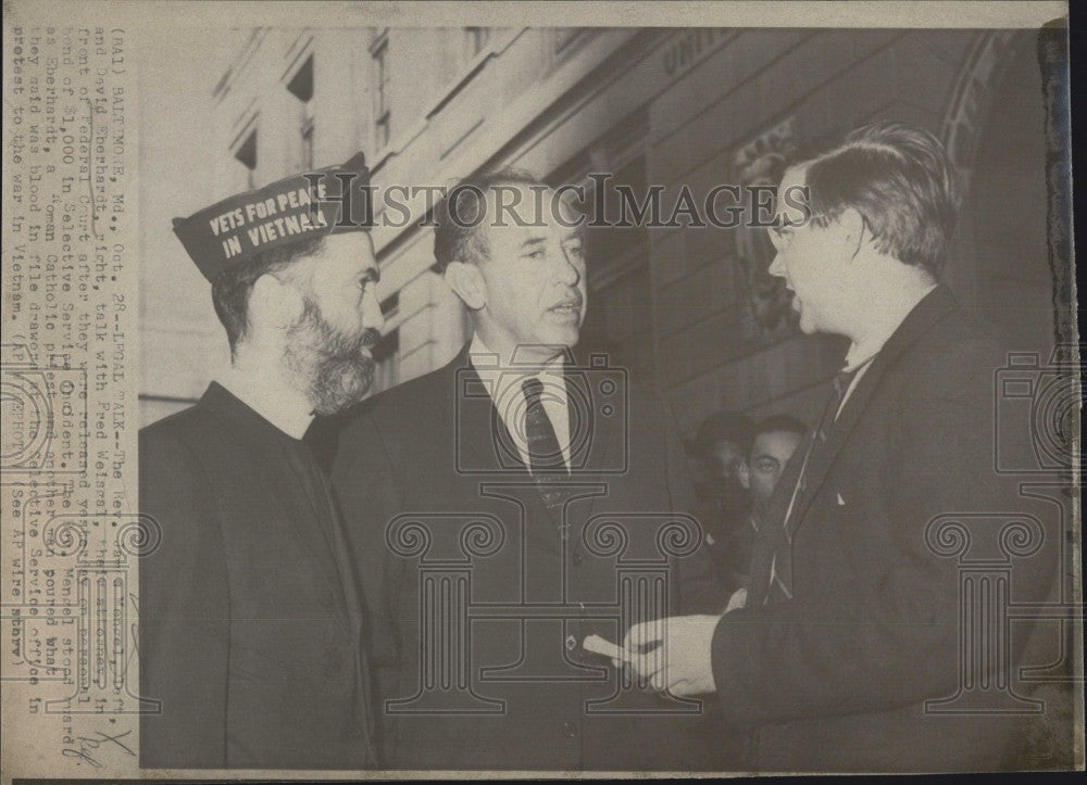 1967 Press Photo Rev James Maneal,David Eberhardt &amp; Fred Weiseal - Historic Images