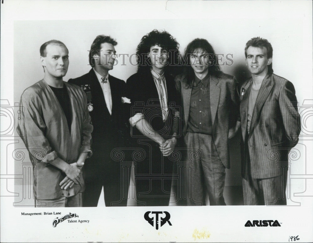 1986 Press Photo Music group, ETR on Arista music - Historic Images